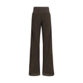 Braune Seidenhose (lässig)