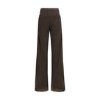 Braune Seidenhose (lässig)
