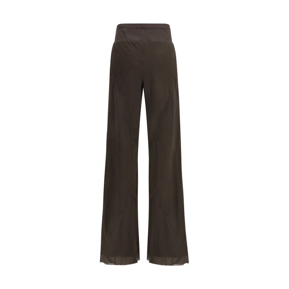 Braune Seidenhose (lässig)