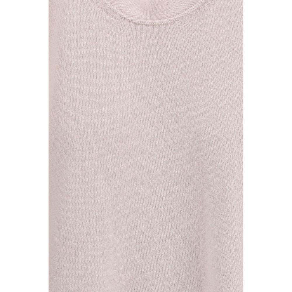 Graues Kaschmir-T-Shirt