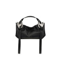 Black Calf Leather Bos Taurus Handbag