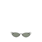Schwarze Metallsonnenbrille
