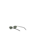 Schwarze Metallsonnenbrille