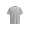 Graues Baumwoll-T-Shirt