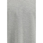 Graues Baumwoll-T-Shirt