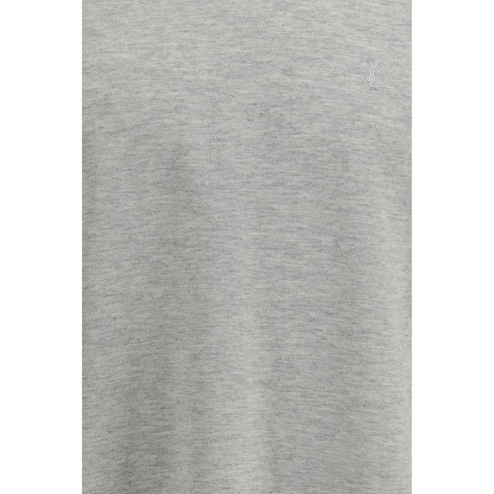 Graues Baumwoll-T-Shirt