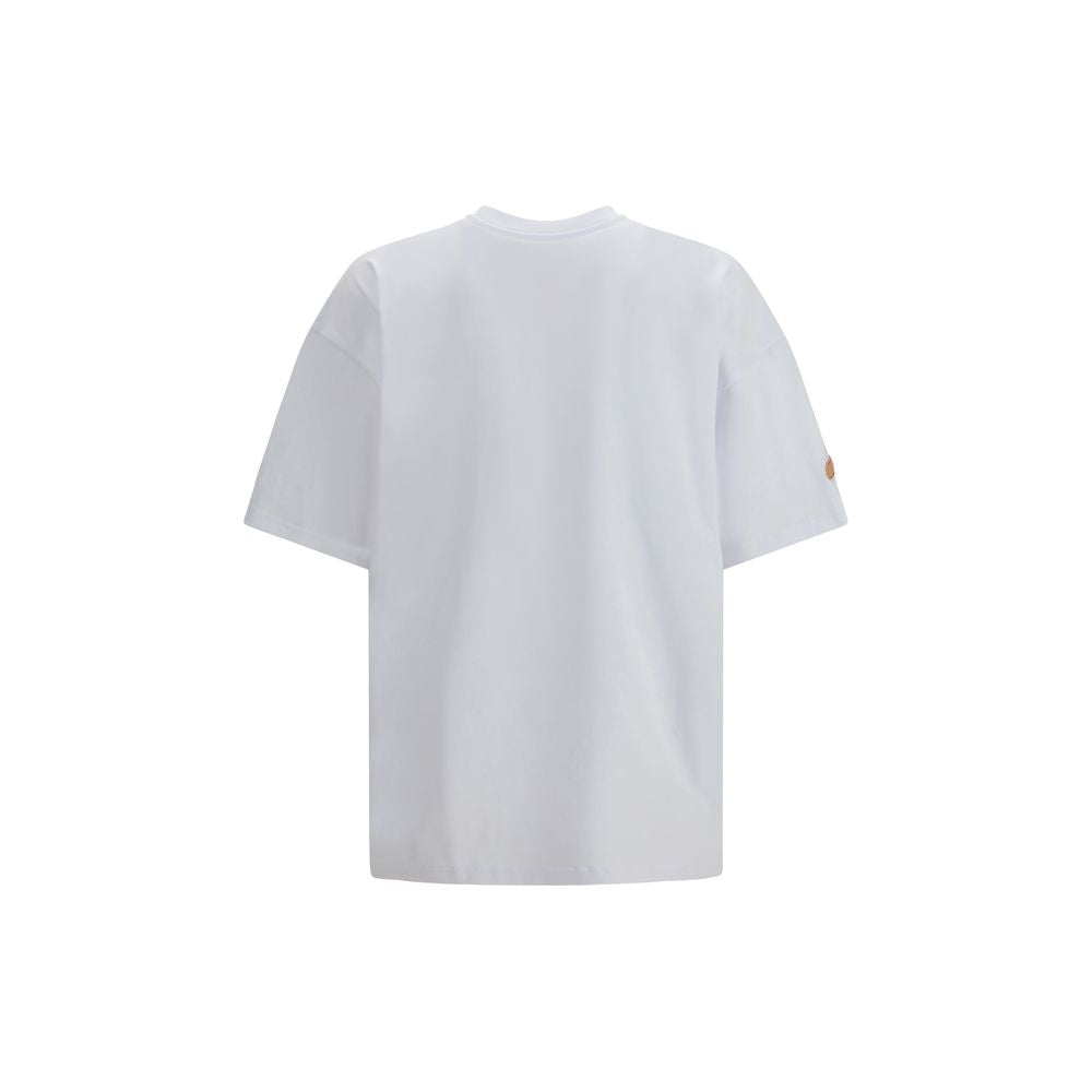 Weißes Baumwoll-T-Shirt
