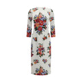 Multicolor Polyester Casual Dress