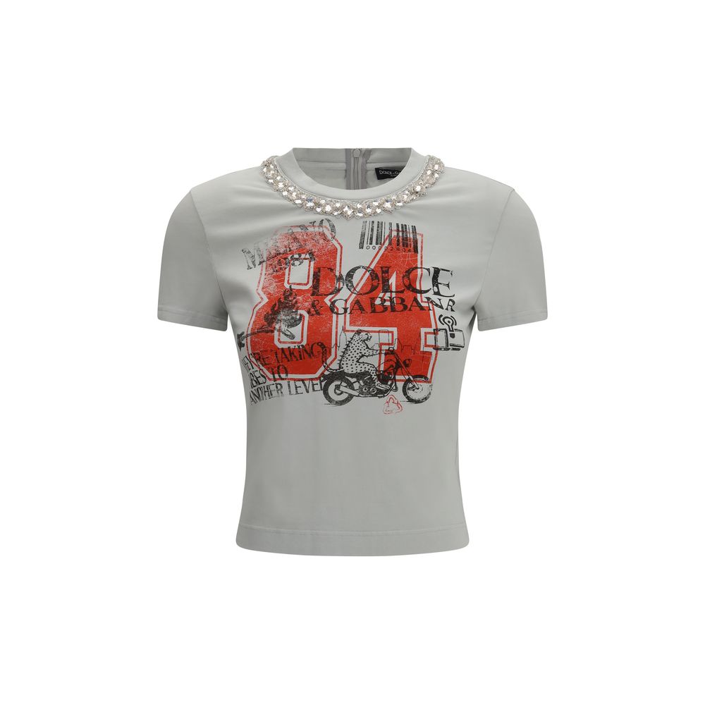 Gray Cotton T-Shirt