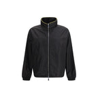 Schwarze Polyamid-Shell-Jacke