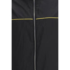 Schwarze Polyamid-Shell-Jacke