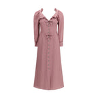 Multicolor Silk Casual Dress