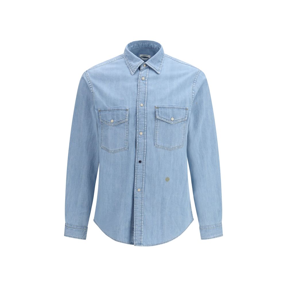Blaues Jeanshemd