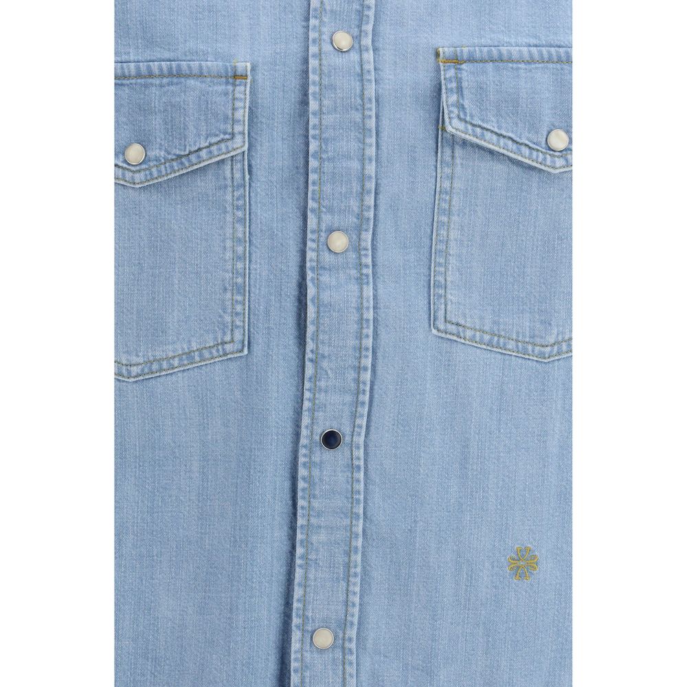 Blaues Jeanshemd