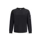 Schwarzes Baumwoll-Sweatshirt