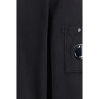 Schwarzes Baumwoll-Sweatshirt