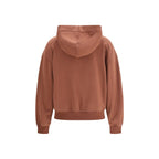 Felpa marrone in cotone