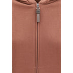 Felpa marrone in cotone