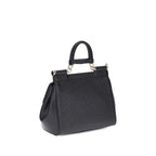 Black Calf Leather Bos Taurus Handbag