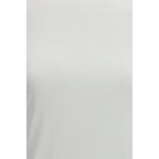 Weißes Modal-Langarmshirt