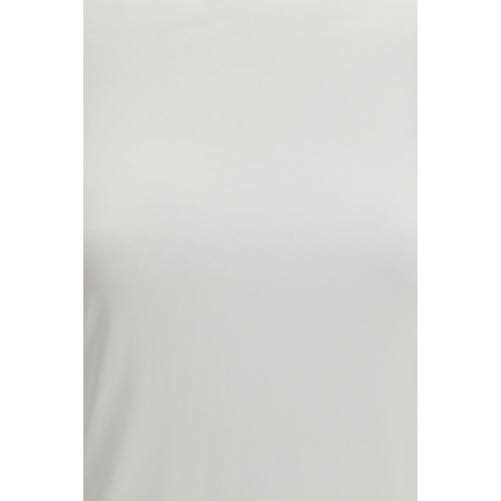 Weißes Modal-Langarmshirt