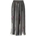 Black Polyester Women Skirt