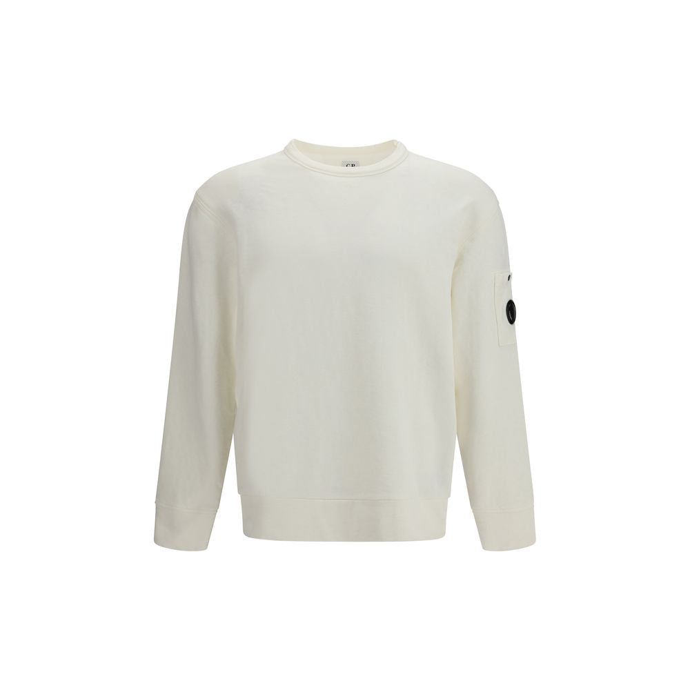 Weißes Baumwollsweatshirt