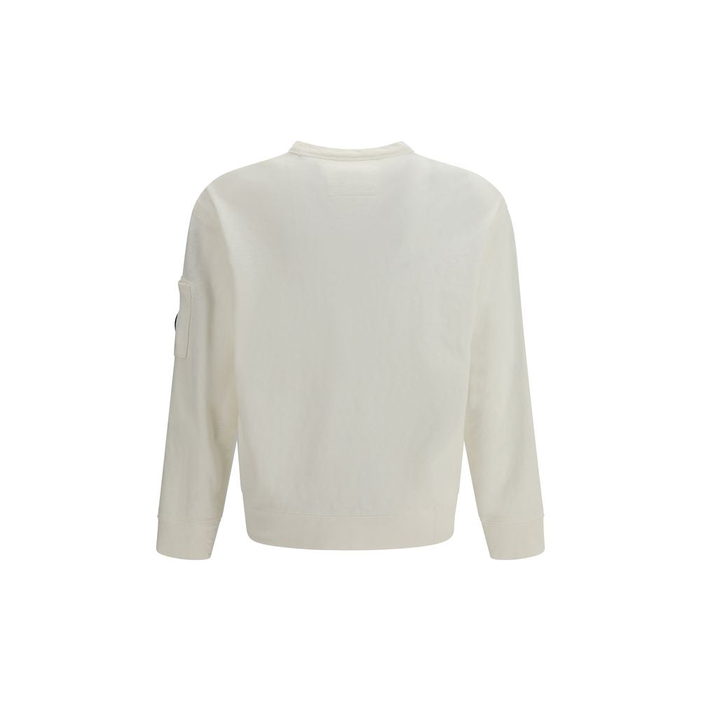 Weißes Baumwollsweatshirt