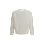 Weißes Baumwollsweatshirt