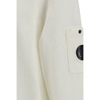 Weißes Baumwollsweatshirt