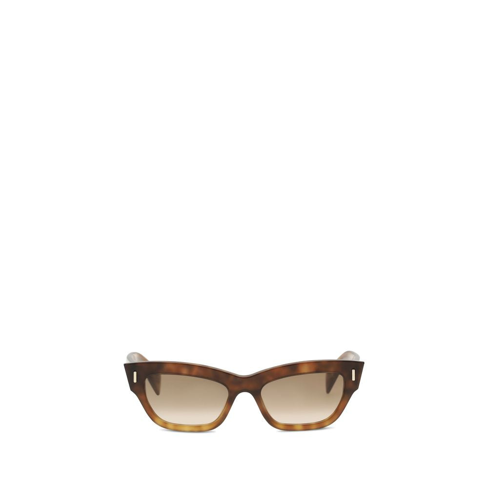 Braune Sonnenbrille aus Azetat