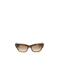 Braune Sonnenbrille aus Azetat
