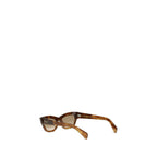 Braune Sonnenbrille aus Azetat
