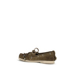 Bicolor Calf Leather Bos Taurus Slip-On Loafers