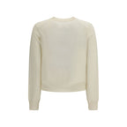 Beiger Baumwoll-Cardigan