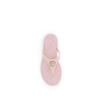 Mehrfarbige Zehentrenner-Sandalen aus Gummi
