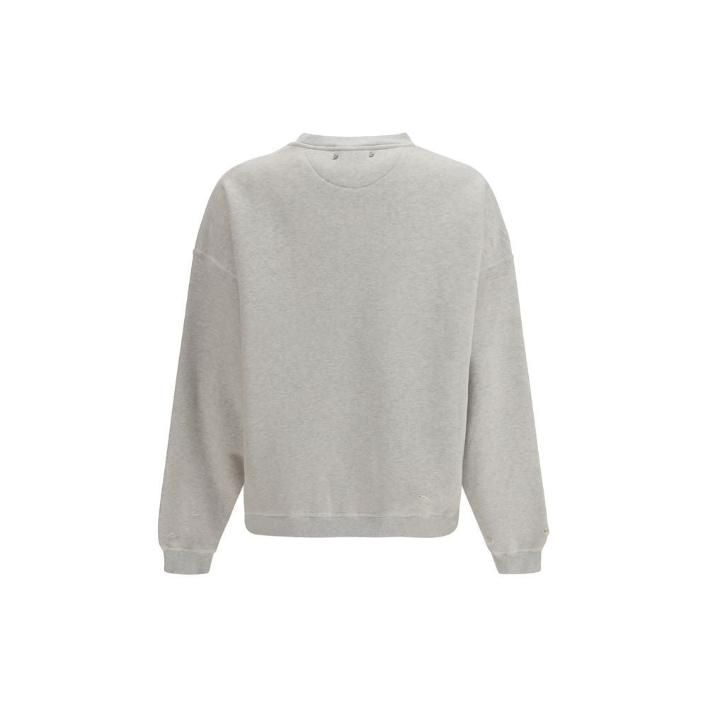 Graues Baumwoll-Sweatshirt