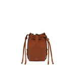 Brown Calfskin Backet Bag