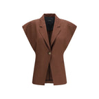 Brown Viscose Jacket