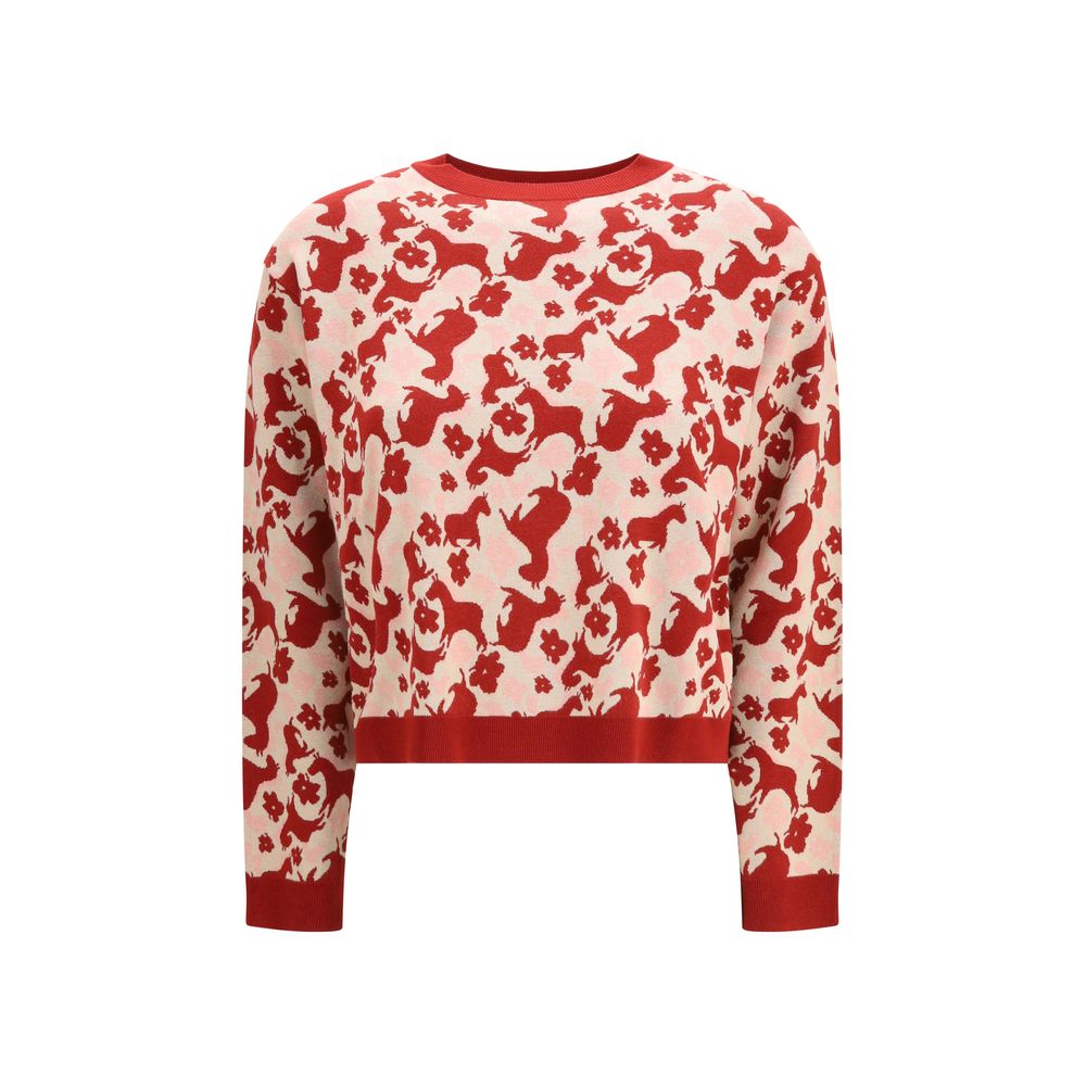 Mehrfarbiges Viskose-Sweatshirt