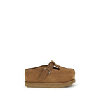 Brown Calf Leather Bos Taurus Mules