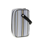 Handtasche aus blauer Baumwolle