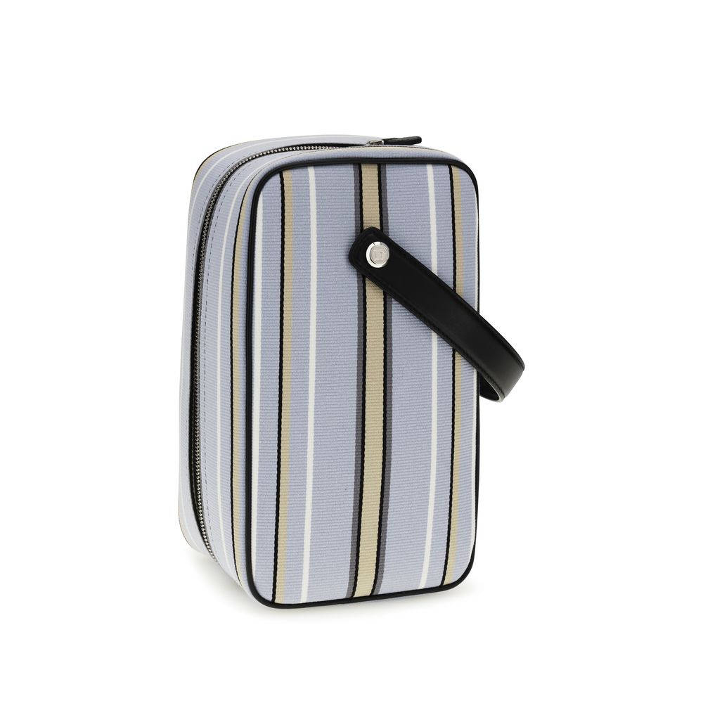 Handtasche aus blauer Baumwolle