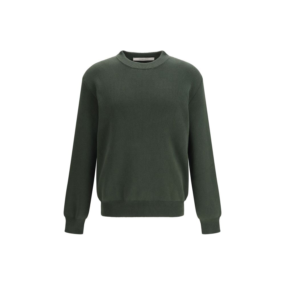 Zweifarbiger Baumwollpullover