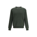 Zweifarbiger Baumwollpullover
