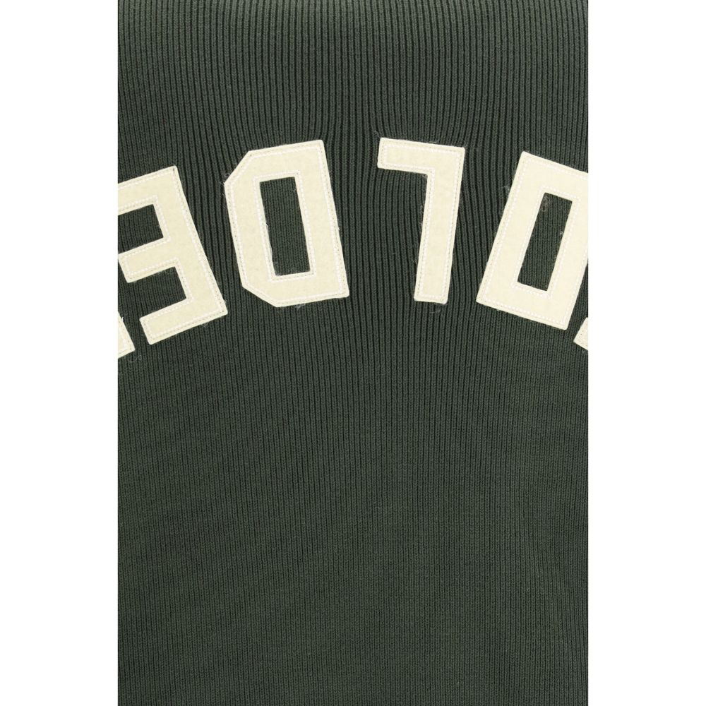 Zweifarbiger Baumwollpullover