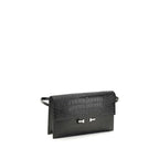 Black Calf Leather Bos Taurus Shoulder Bag