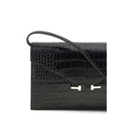 Black Calf Leather Bos Taurus Shoulder Bag