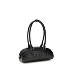 Black Calf Leather Bos Taurus Shoulder Bag
