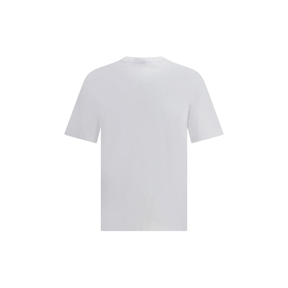 Weißes Baumwoll-T-Shirt